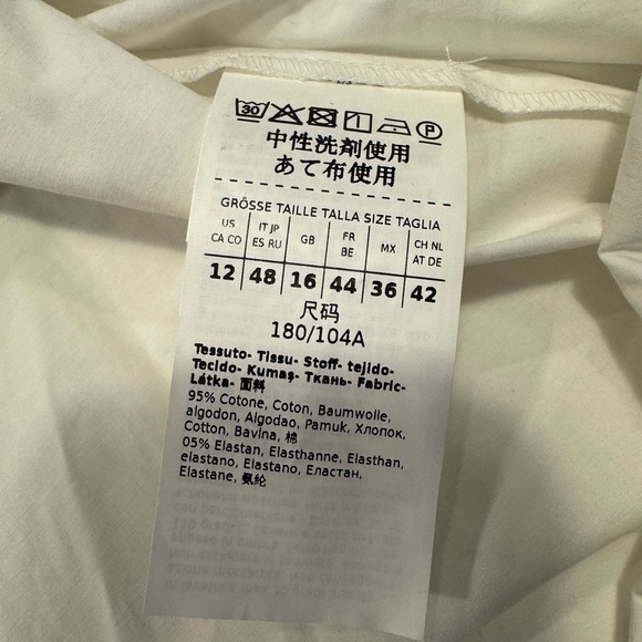 MARELLA Elegant White Belted Mini Dress - Picture 9 of 9